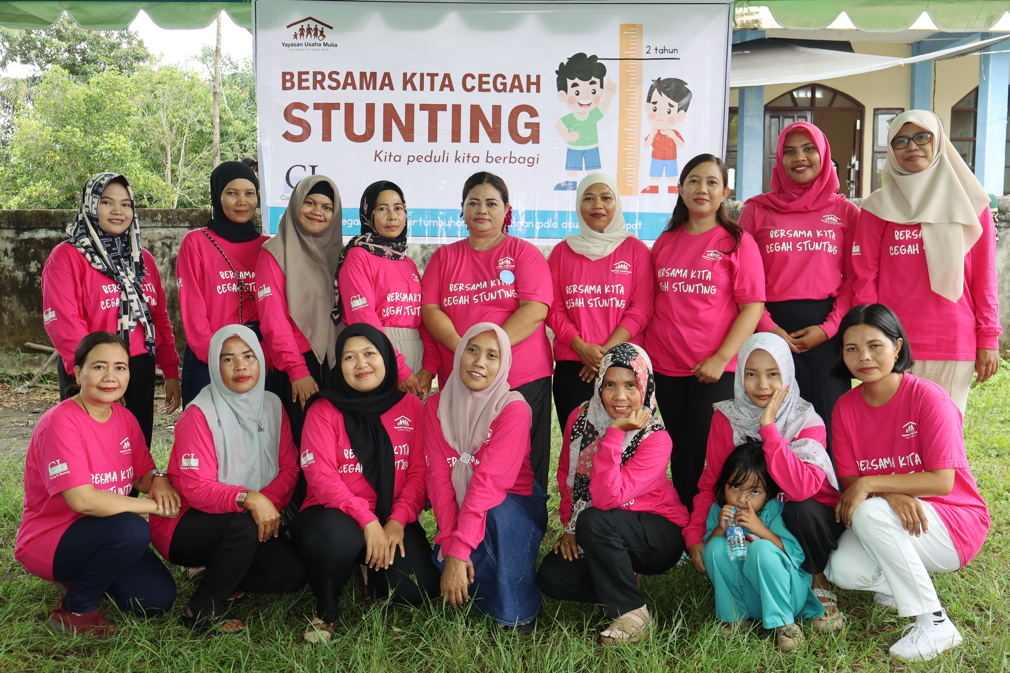 In March 2024, YUM launched the Stunting Prevention Program in our neighbouring sub-district, Kasongan Lama village, Central Kalimantan. Through strong community collaboration, the program is benefiting hundreds of mothers and children.